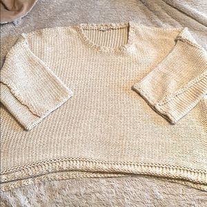 Easel brand 3/4 length sleeve sweater (never worn)